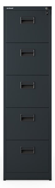 Szafa kartotekowa metalowa antracytowa: SARA V5, 460 x 1625,5 x 600 mm