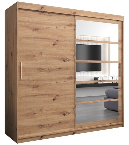 Szafa przesuwna garderoba Roma 1 200 wys. 200 cm artisan + artisan