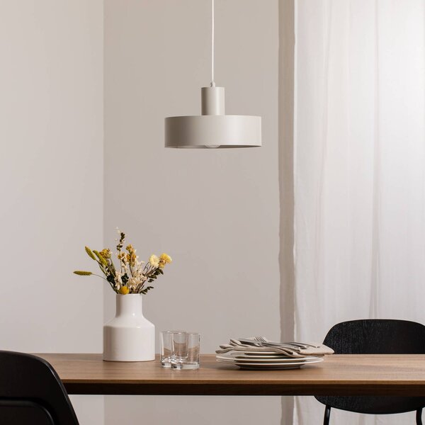 Lampa wisząca Rif M SIGMA, możliwość ściemniania, kremowy / amber, salon / jadalnia, metal, nowoczesny