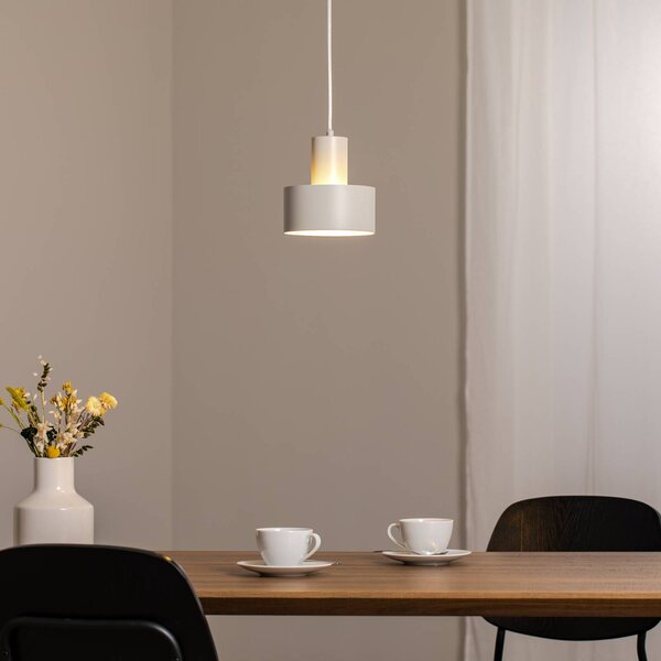 Lampa wisząca Rif S SIGMA, możliwość ściemniania, kremowy / amber, salon / jadalnia, metal, nowoczesny