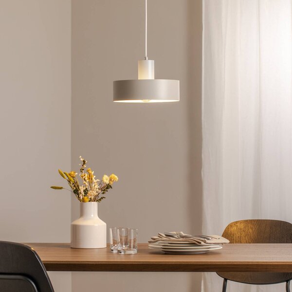 Lampa wisząca Rif M SIGMA, możliwość ściemniania, kremowy / amber, salon / jadalnia, metal, nowoczesny