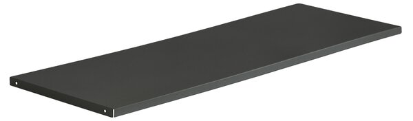 Półka metalowa do szafy biurowej JAN II, 1150 x 20 x 360 mm, antracytowa