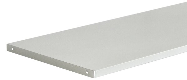 Półka metalowa do szafy biurowej, 900 x 20 x 360 mm, szara
