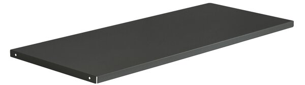 Półka metalowa do szafy biurowej, 900 x 20 x 360 mm, antracytowa