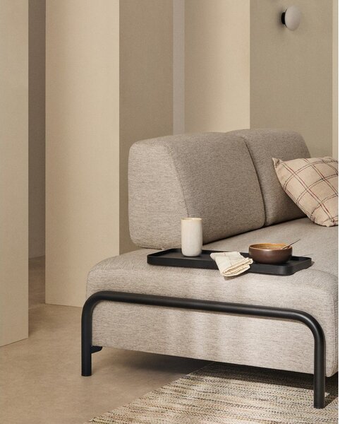 Szarobeżowa sofa modułowa 200 cm Compo – Kave Home