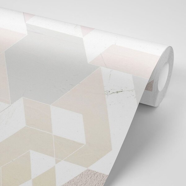 Tapeta pastelowe wzory puzzli