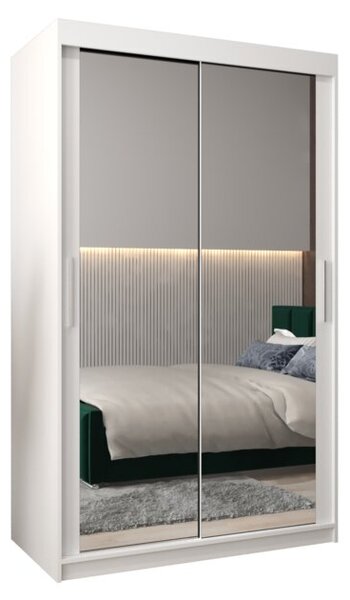 Szafa przesuwna garderoba Tokyo 3 120 wys. 200 cm biaÅy + biaÅy