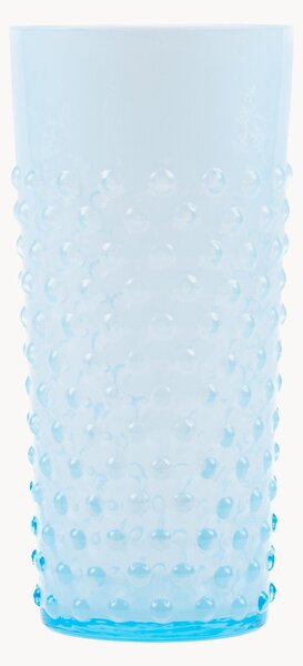 Komplet szklanek ze szkła dmuchanego Opaline Hobnail, 2 elem