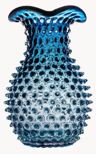 Wazon ze szkła dmuchanego Hobnail, W 30 cm