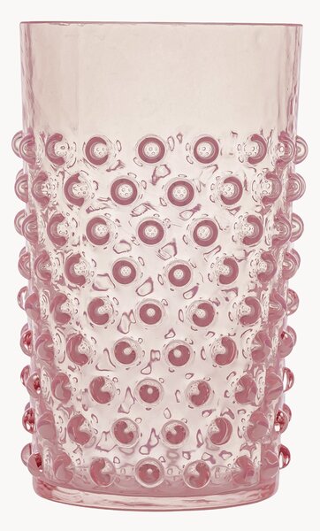 Komplet szklanek ze szkła dmuchanego Opaline Hobnail, 2 elem