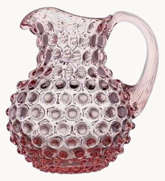 Dzbanek ze szkła dmuchanego Paris Hobnail, 500 ml