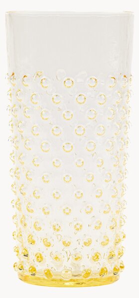 Komplet szklanek ze szkła dmuchanego Opaline Hobnail, 2 elem