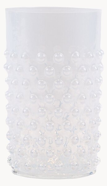 Komplet szklanek ze szkła dmuchanego Opaline Hobnail, 2 elem
