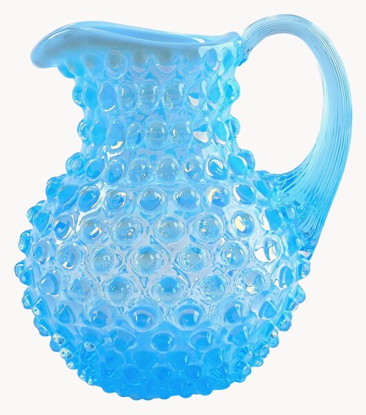Dzbanek ze szkła dmuchanego Opaline Paris Hobnail