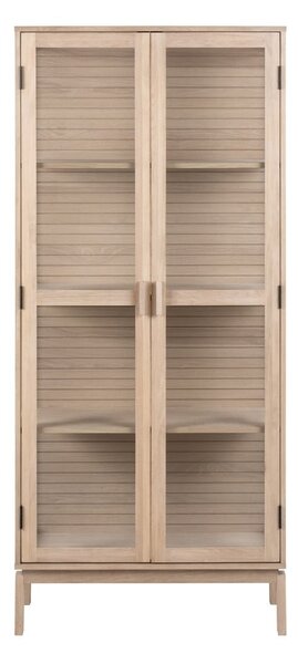 Witryna w dekorze dębu 80x180 cm Linley – Actona