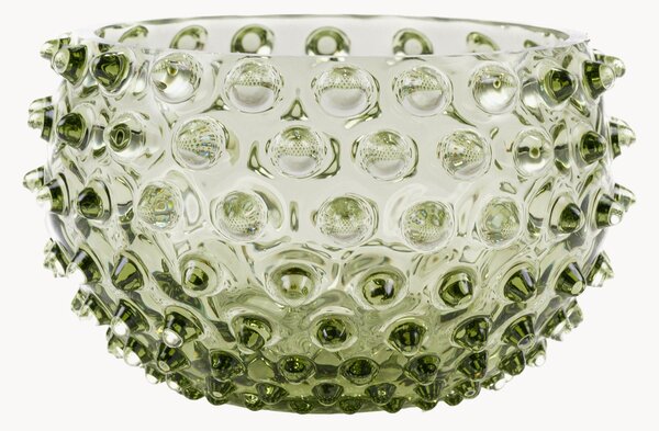Komplet miseczek ze szkła dmuchanego Opaline Hobnail, 4 elem