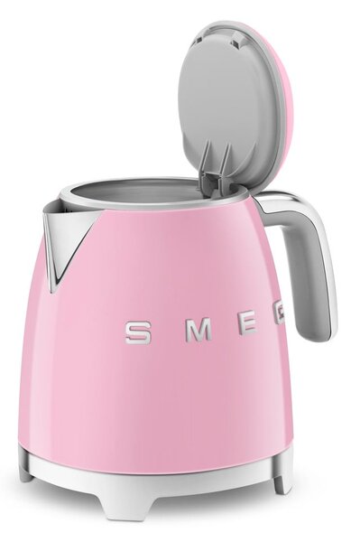Różowy czajnik elektryczny ze stali nierdzewnej 800 ml Retro Style – SMEG