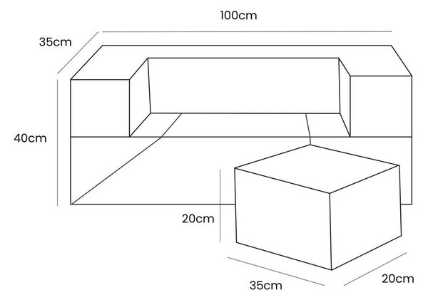 Różowy sztruksowy piankowy plac zabaw 6 szt. wysokość 40 cm 100x35 cm Montessori – Meowbaby
