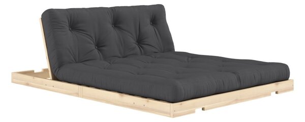 Ciemnoszara rozkładana sofa 145 cm Flip – Karup Design