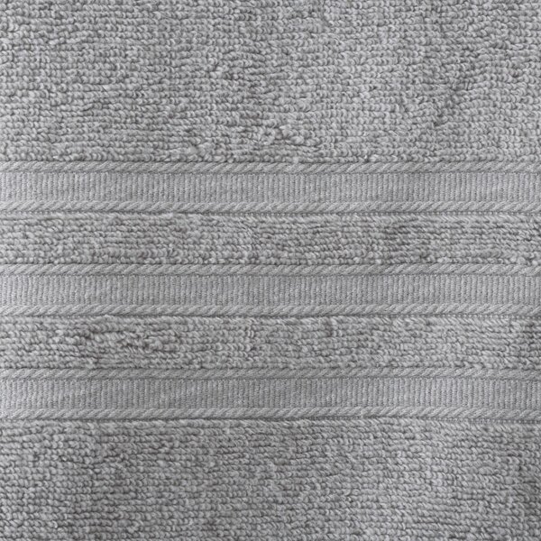 Jasnoszare bawełniane ręczniki kąpielowe frotte zestaw 2 szt. 90x140 cm Zero Twist – Catherine Lansfield