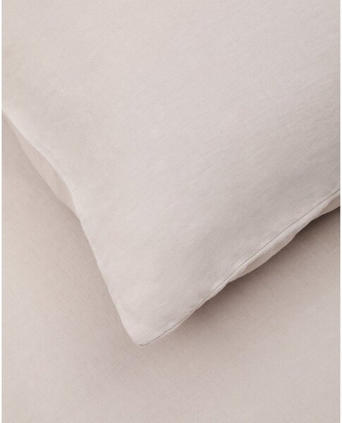 Szarobeżowa pościel dwuosobowa z mieszanki lnu 240x220 cm Simmel – Kave Home