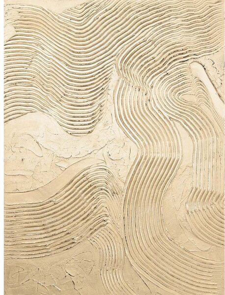 Ręcznie malowany obraz 88x118 cm Metallic Champagne – Malerifabrikken