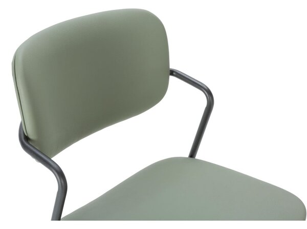 Hokery w kolorze khaki zestaw 2 szt. (wysokość siedziska 68 cm) Maika – Marckeric