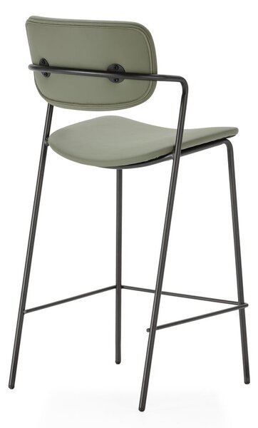 Hokery w kolorze khaki zestaw 2 szt. (wysokość siedziska 68 cm) Maika – Marckeric