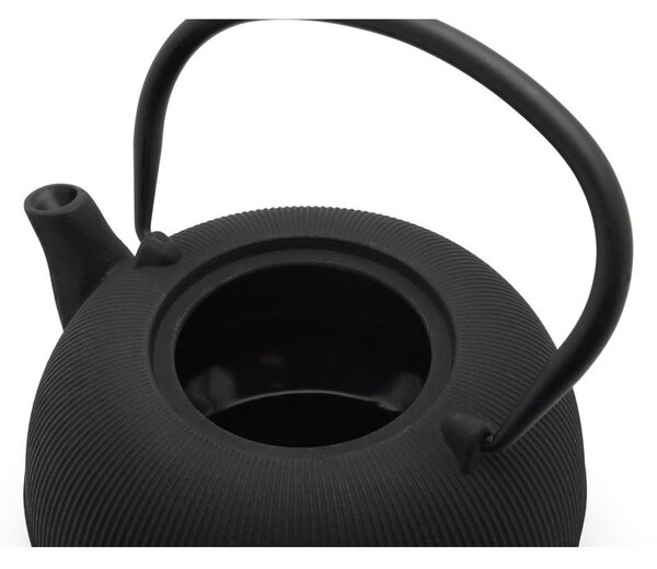 Czarny porcelanowo-żeliwny serwis do herbaty Sichuan – Bredemeijer