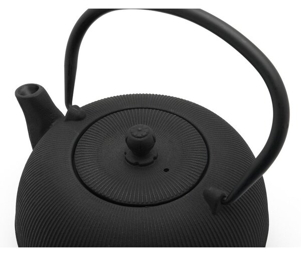 Czarny porcelanowo-żeliwny serwis do herbaty Sichuan – Bredemeijer
