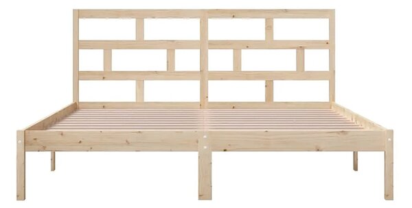 Małżeńskie łóżko z naturalnej sosny 160x200 L1-L47