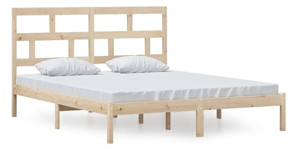 Małżeńskie łóżko z naturalnej sosny 160x200 L1-L47