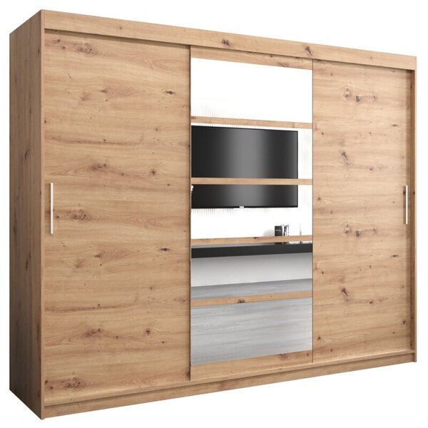 Szafa przesuwna garderoba Roma 1 250 wys. 200 cm artisan + artisan