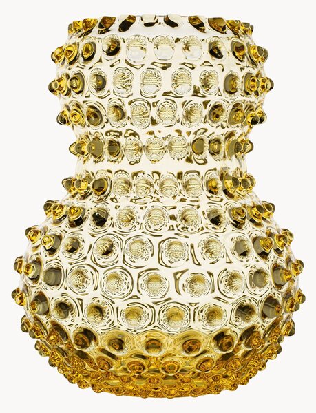 Wazon ze szkła dmuchanego Hobnail Birdie, W 13 cm
