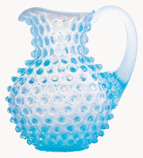 Dzbanek ze szkła dmuchanego Opaline Paris Hobnail