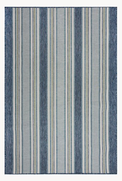 Dywan wewnętrzny/zewnętrzny z płaskim splotem Roma Stripe