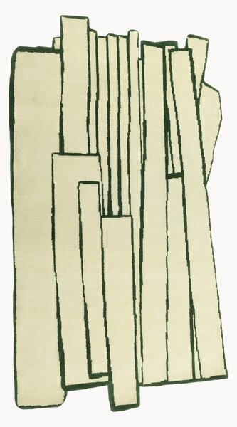 Ręcznie tkany dywan z wełny Contour