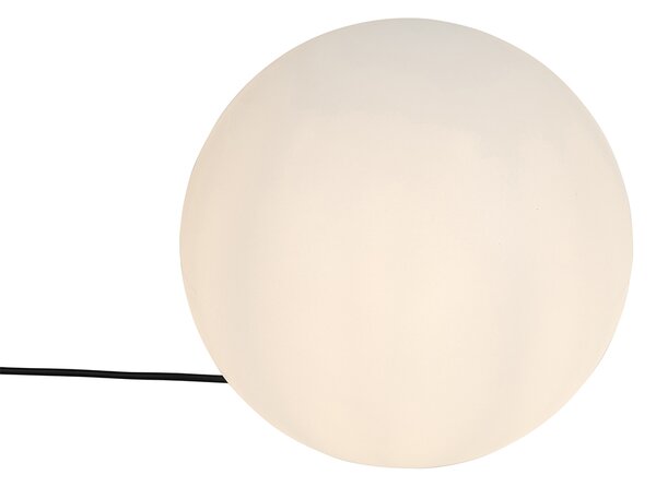 Zewnetrzna Moderne buiten vloerlamp wit 35cm IP65 - Nura Oswietlenie zewnetrzne