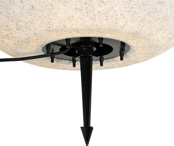 Inteligentna lampa zewnętrzna szara 77 cm IP44 z Wifi A60 - Nura
