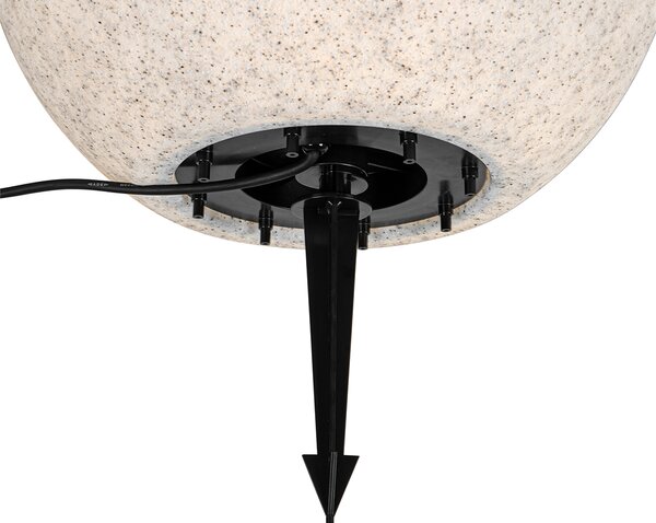 Nowoczesna lampa zewnętrzna szara 45 cm IP65 - Nura