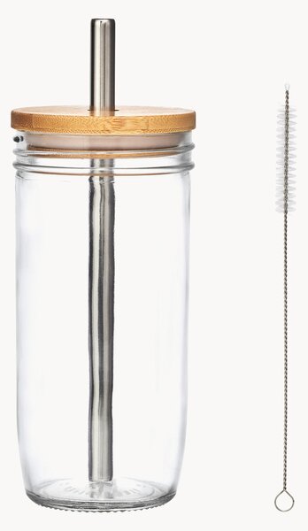 Kubek ze'słomką ze stali szlachetnej La Cafetière