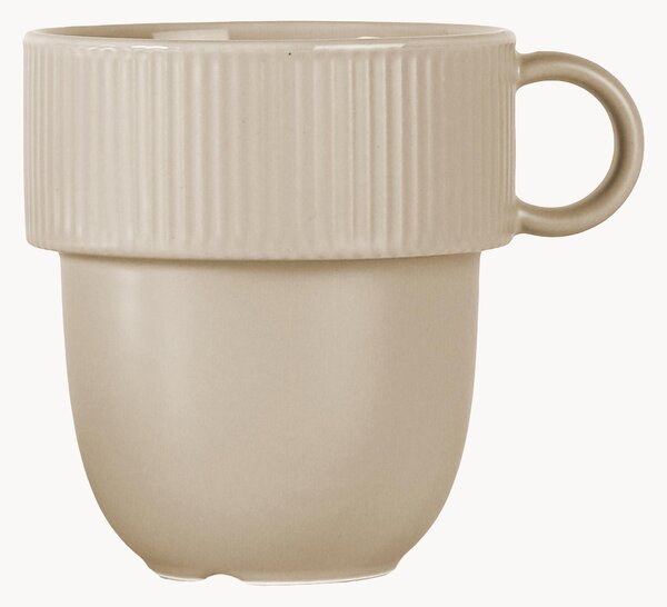 Komplet kubków z porcelany kostnej Inka, 6 elem