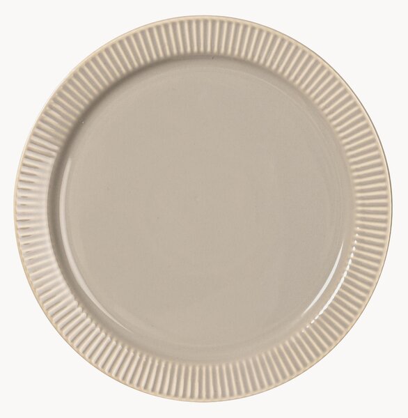 Komplet talerzy deserowych z porcelany kostnej Inka, 6 elem