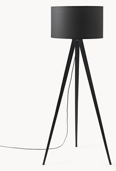 Lampa podłogowa trójnóg z drewna jesionowego Jake