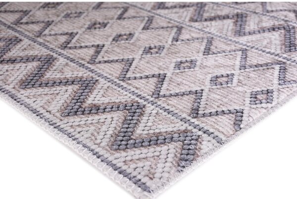 Szary chodnik odpowiedni do prania 80x200 cm Zig Zag – Vitaus