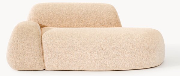 Sofa Bouclé z szezlongiem Wolke (2-osobowa)