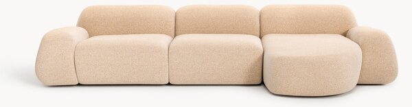 Narożna sofa modułowa Bouclé Wolke (4-osobowa)