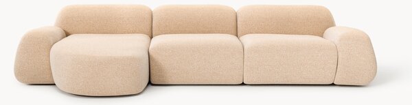 Narożna sofa modułowa Bouclé Wolke (4-osobowa)