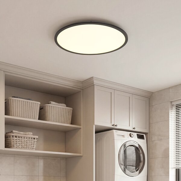 Panel LED Smart Czarny 60 cm z funkcją Dim to Warm i pilotem - Knob