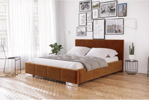 Łóżko tapicerowane 81271 M&K foam Koło 200x200